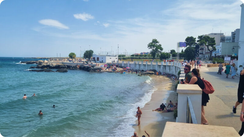 Monopoli city beach