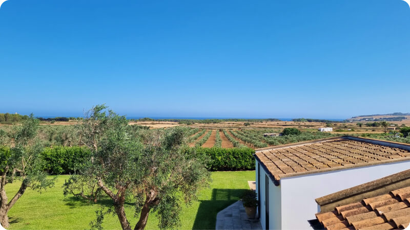 View from Masseria Panareo