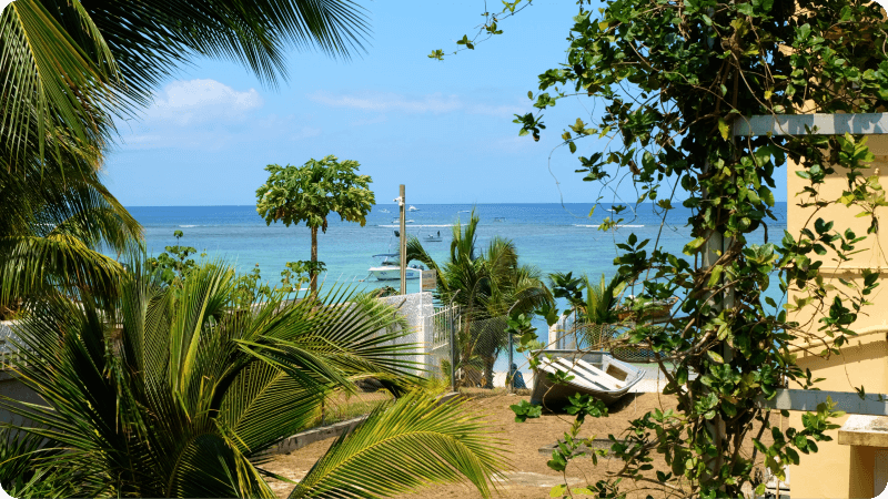 View from Easy Stay Residence in Trou-aux-Biches